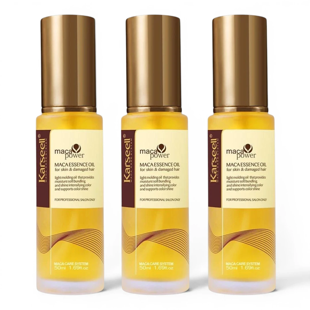 روغن مو و پوست کارسل مدل maca essence oil