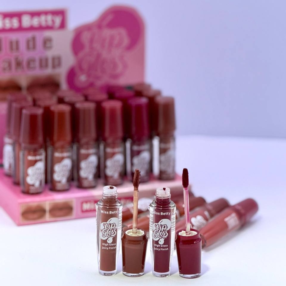 رژ لب مایع - لیپ گلاس میس بتی مدل lip gloss high gloss juicy finish