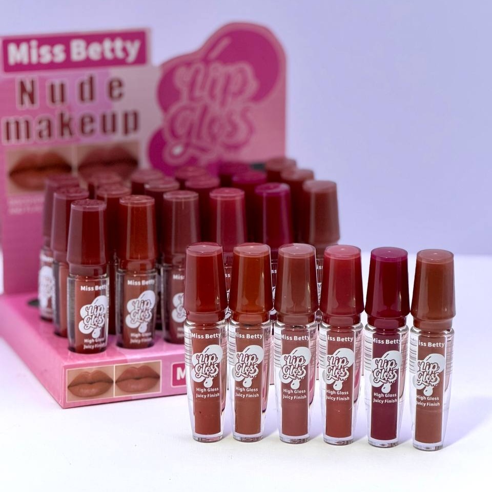 رژ لب مایع - لیپ گلاس میس بتی مدل lip gloss high gloss juicy finish