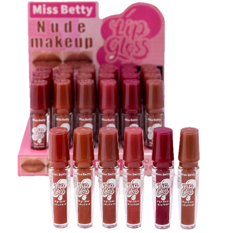 رژ لب مایع - لیپ گلاس میس بتی مدل lip gloss high gloss juicy finish