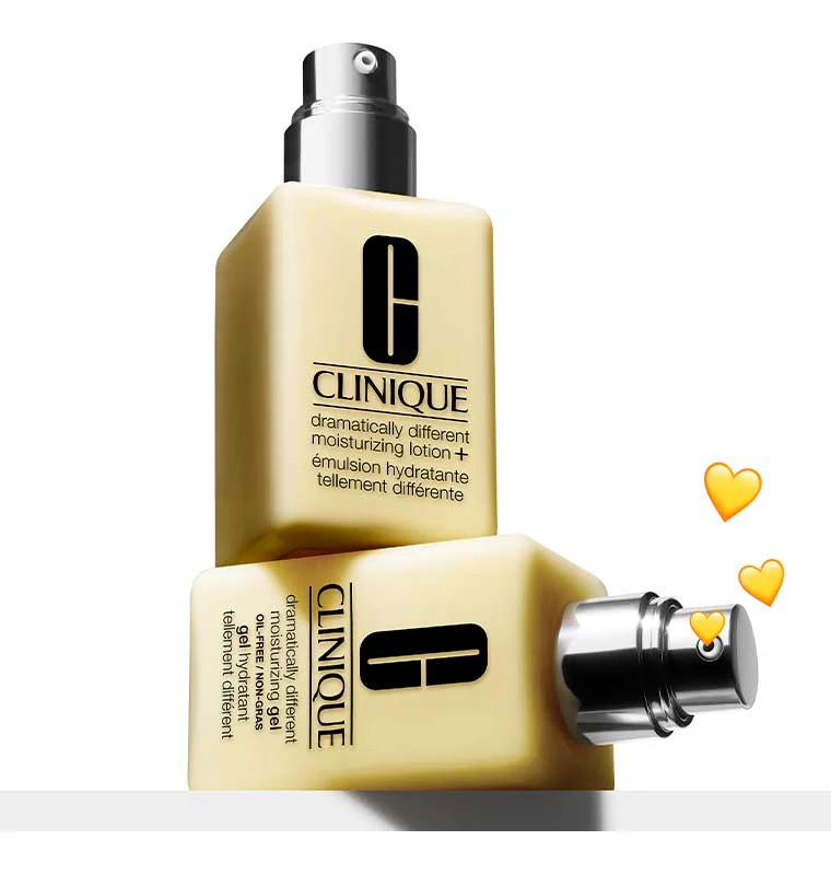 آبرسان و مرطوب‌کننده دراماتیکالی کلینیک مدل dramatically different moisturizing lotion and gel